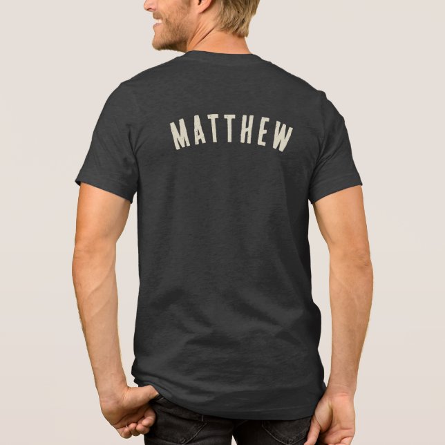 Chairman of the Board Darts Expert Dartboard Name Tri-Blend Shirt (Back)