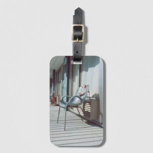 Chairs Outside Beach Hotel Rooms Luggage Tag