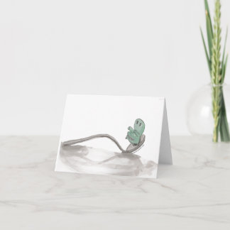 Chairy and Spoon Blank Notecard