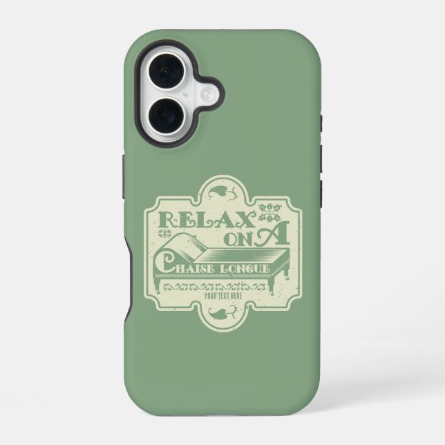 Chaise Longue iPhone 16 Case (Back)