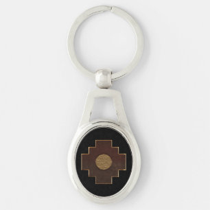 Chakana Cross Key Ring