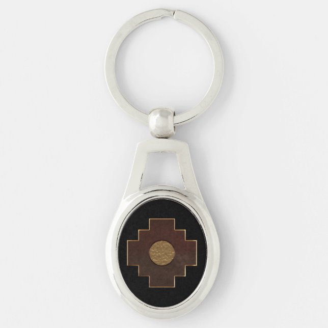 Chakana Cross Key Ring (Front)