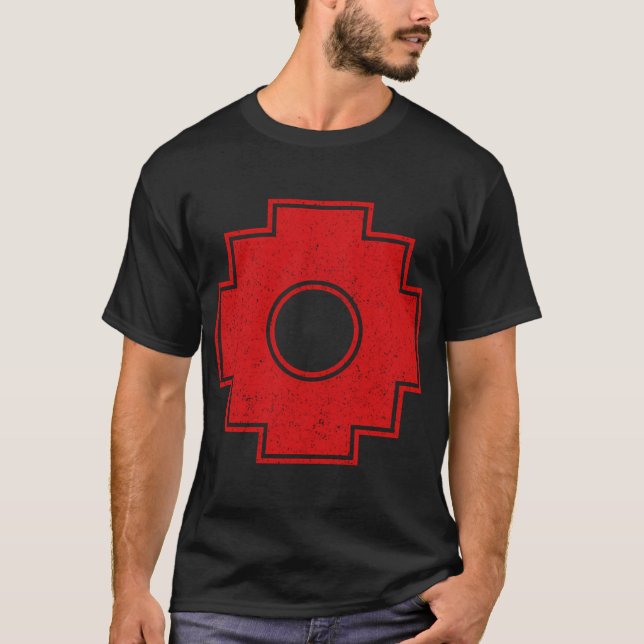 Chakana Symbol Inca Cross Andean Incan Symbol T-Shirt (Front)