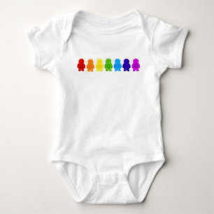 Chakra Buddies 7 Chakras Baby Bodysuit