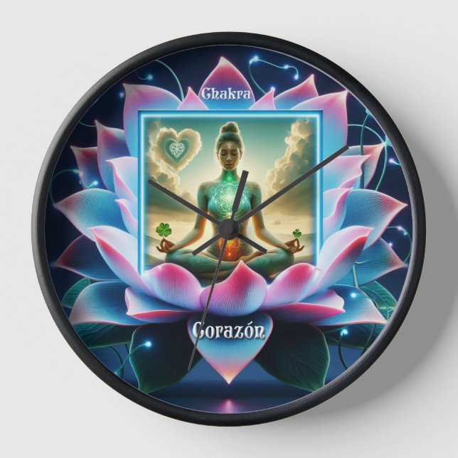 Chakra del Corazón (Anahata) Clock (Front)