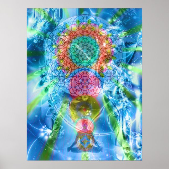 chakra dreaming poster (Front)