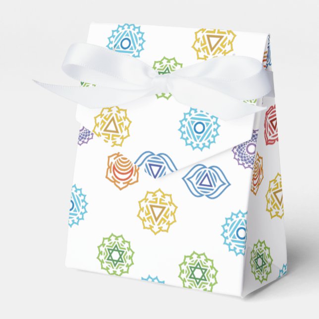 Chakra Energy Custom Favour Box (Front Side)