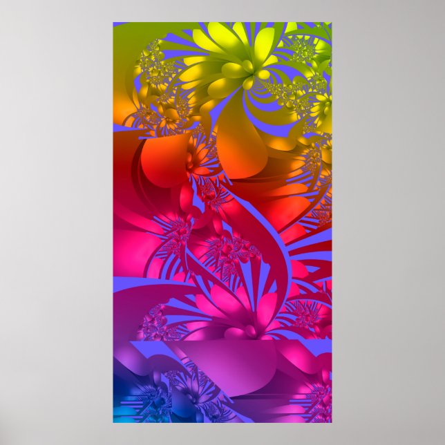 Chakra Flowers Poster (Front)