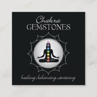 Chakra Gemstone Wallet Card