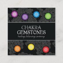 Chakra Gemstones Wallet Card