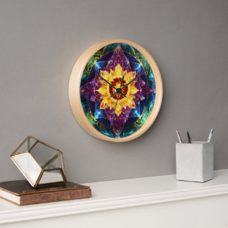 "Chakra Harmony Clock" Clock