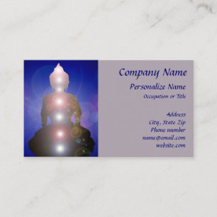Chakra Healing Light Yoga Meditation Zen Buddha Business Card