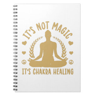 Chakra Healing Magic Esoteric Yoga Gift Ideas Notebook