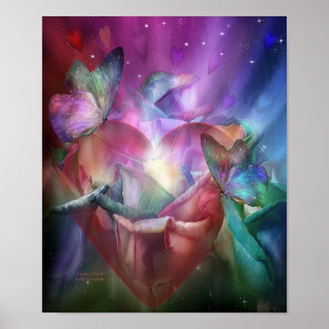 Chakra Heart Art Poster/Print Poster (Front)
