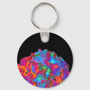 Chakra Hydrangea Key Ring