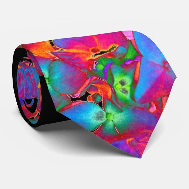 Chakra Hydrangea Tie (Rolled)