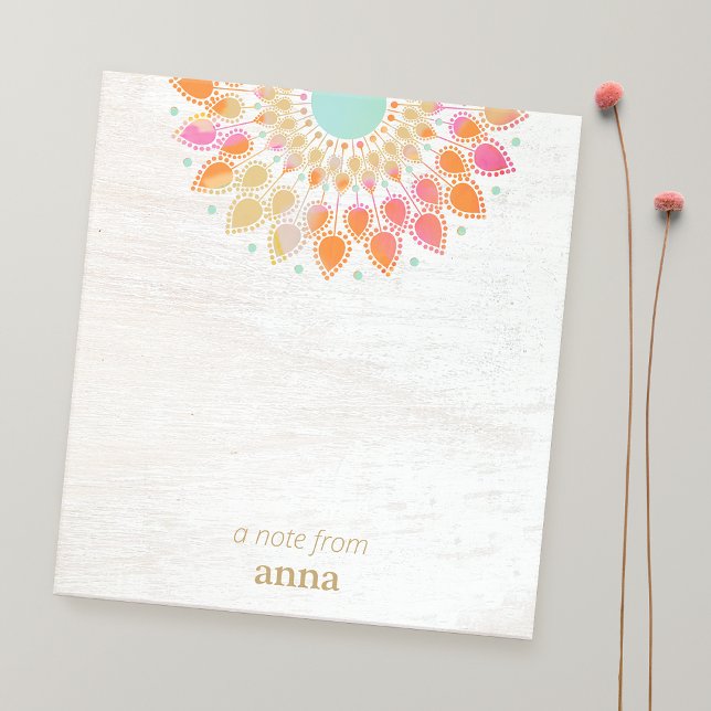 Chakra  Lotus Flower Mandala  Notepad (Creator Uploaded)