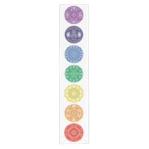 Chakra Mandala Table Runner
