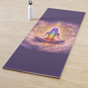 Chakra Meditation Yoga Mat Spiritual Art