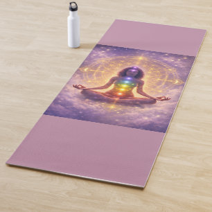 Chakra Meditation Yoga Mat Spiritual Design