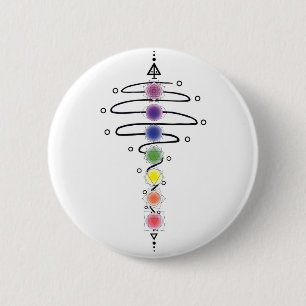 Chakra Modulator 6 Cm Round Badge