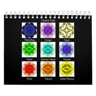 "Chakra Path" Healing Mandalas Calendar