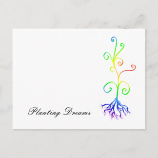 chakra plant, Planting Dreams Postcard
