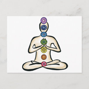 Chakra Powered Postcard