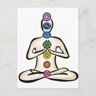 Chakra Powered Postcard