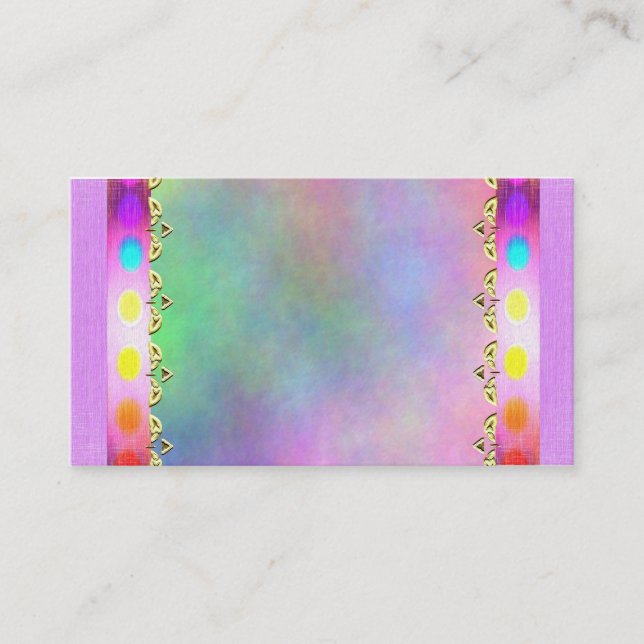 chakra Reiki Healer Goddess Yoga Business Cards (Front)