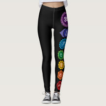 Chakra Reiki Ninja Goddess leggings