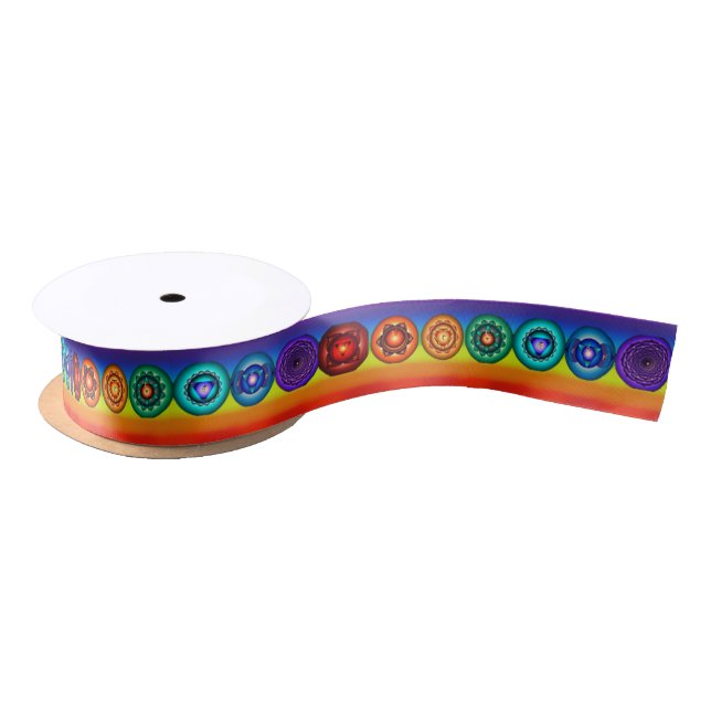 Chakra/Reiki Satin Ribbon (Spool)