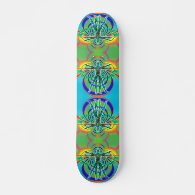 Chakra Rings Skateboard (Front)