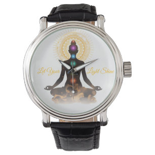 Chakra Silhouette – Let Your Light Shin Watch