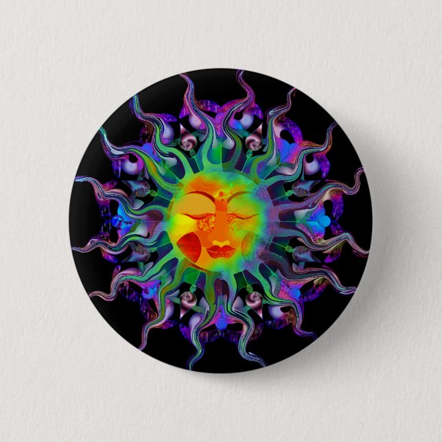 Chakra Sun Button (Front)