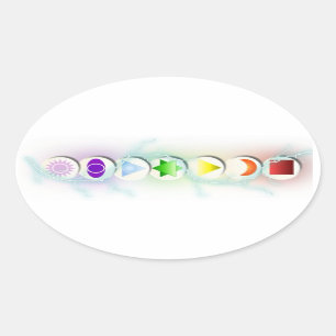 Chakra Symbols Sticker