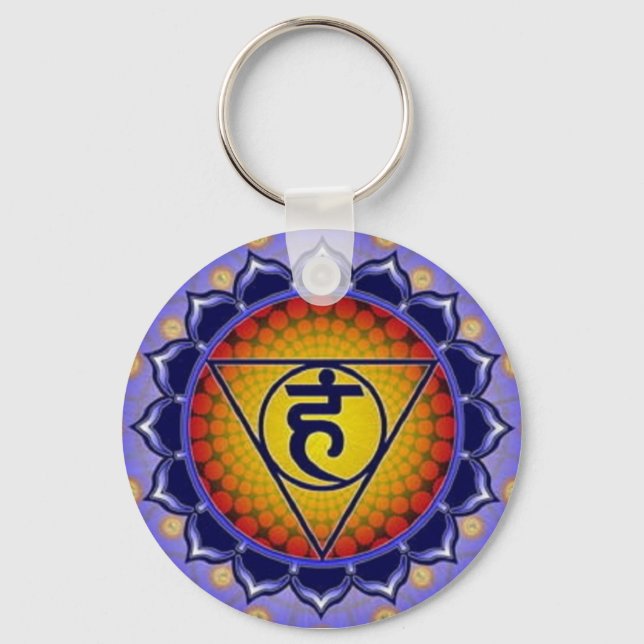 Chakra - Throat - Keychain (Front)