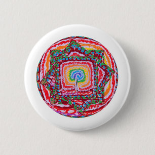 CHAKRA VUEHH 6 CM ROUND BADGE