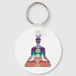 CHAKRA Yoga Meditation Spiritual Healing Kundalini Key Ring
