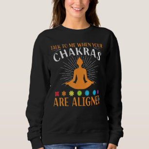 Chakras Aligned Yoga Sweatshirt