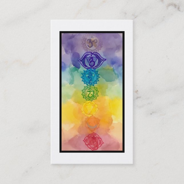 Chakras Business Card (Front)