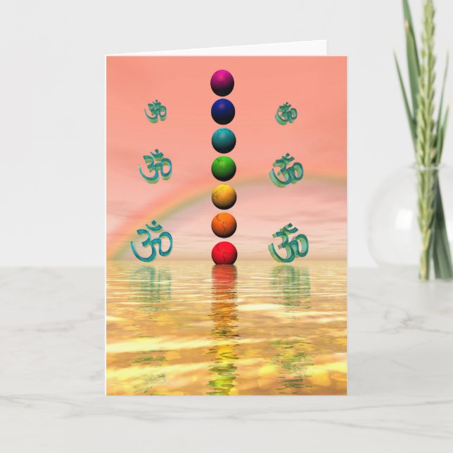 chakras pink card (Front)