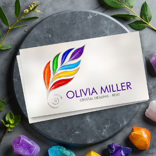 Chakras Tree Branch Flourish Business Card