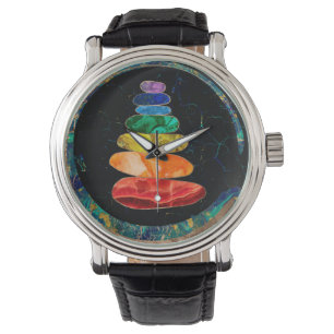 Chakras Zen Stones and Enso circle Watch