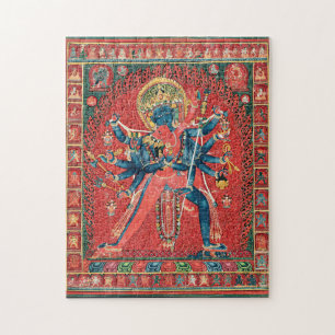 Chakrasamvara And Consort Vajravarahi Jigsaw Puzzle