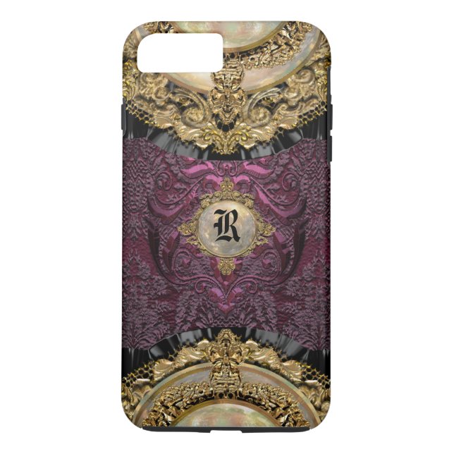 Chalchadoriz Elegance Girly  Monogram Plus Case-Mate iPhone Case (Back)