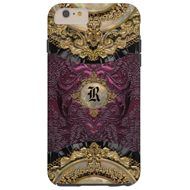 Chalchadoriz Elegance Girly  Monogram Plus Case-Mate iPhone Case (Back)