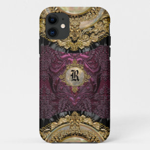 Chalchadoriz  Elegant Monogram iPhone 11 Case