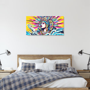 Chalchiuhtlicue 4 canvas print