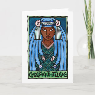 Chalchiuhtlicue Greeting Card